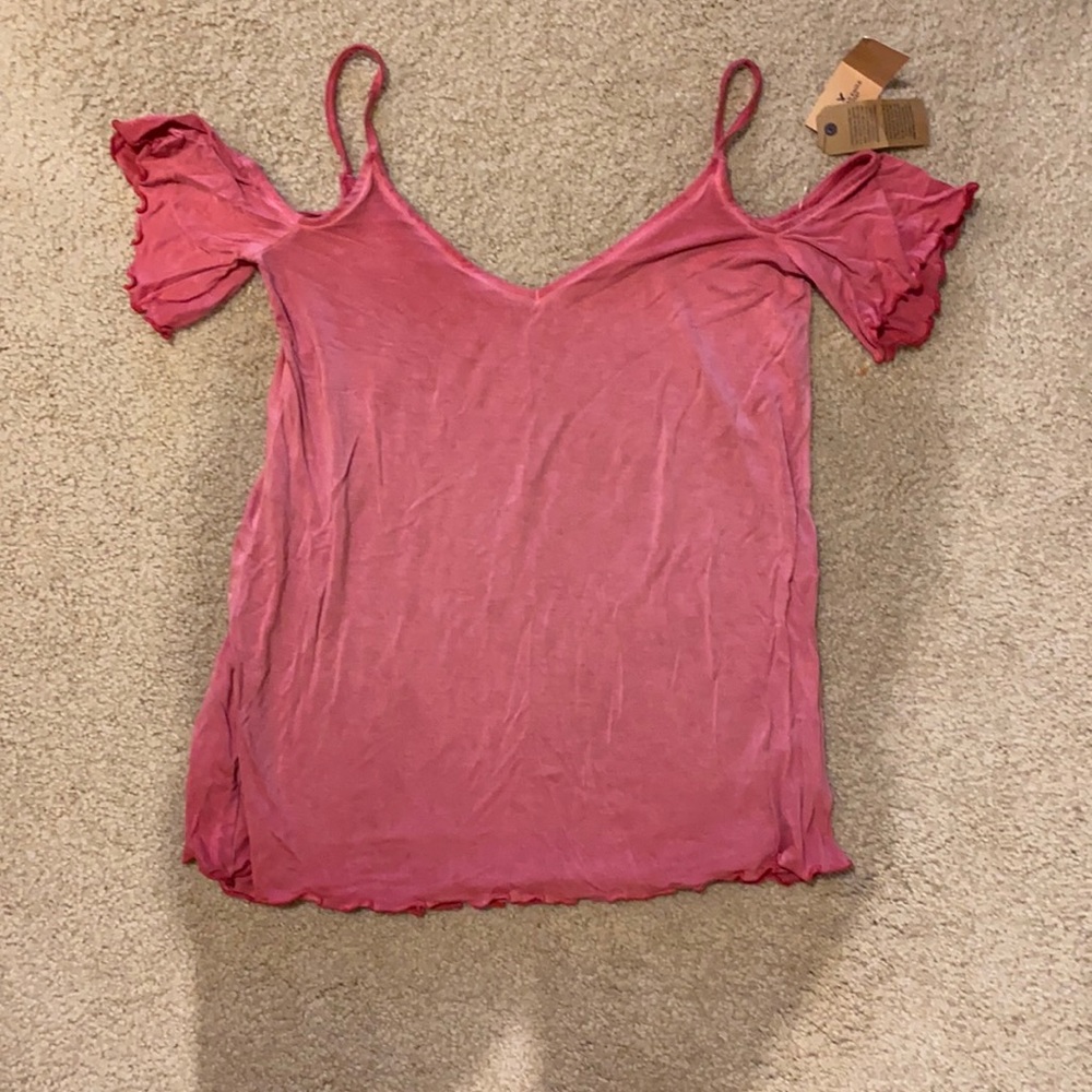 NEW Womens AE off the shoulder tee